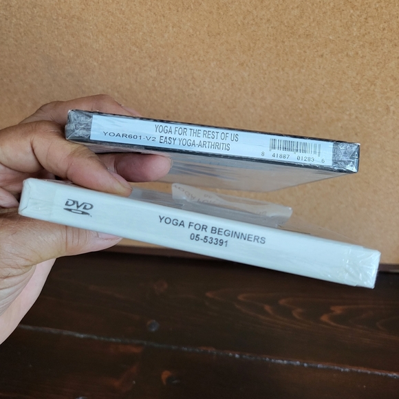 2 New Sealed Yoga for Arthritis & Beginners DVDs - Picture 6 of 6